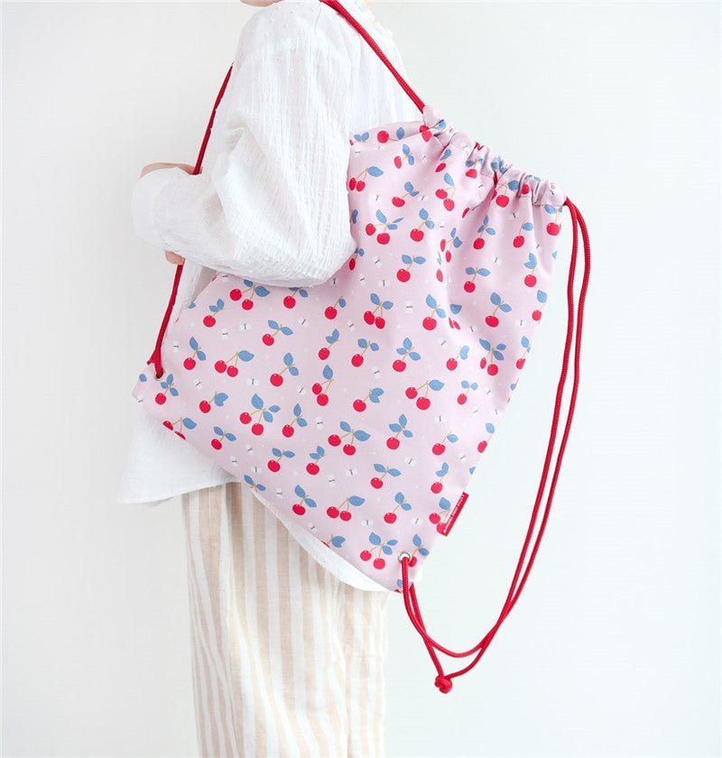 Bolsa Tela petate infantil Cerezas - Nanetes